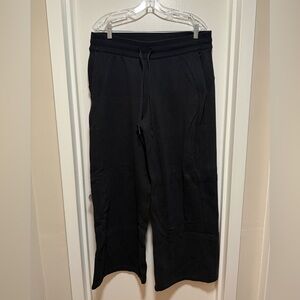 lululemon athletica Black Wide-Leg scuba sweatPants